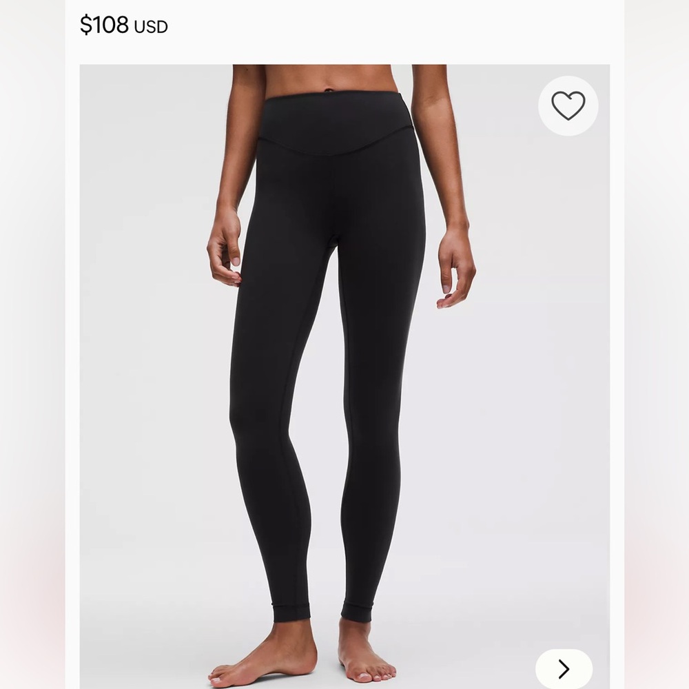 lululemon athletica Black Leggings